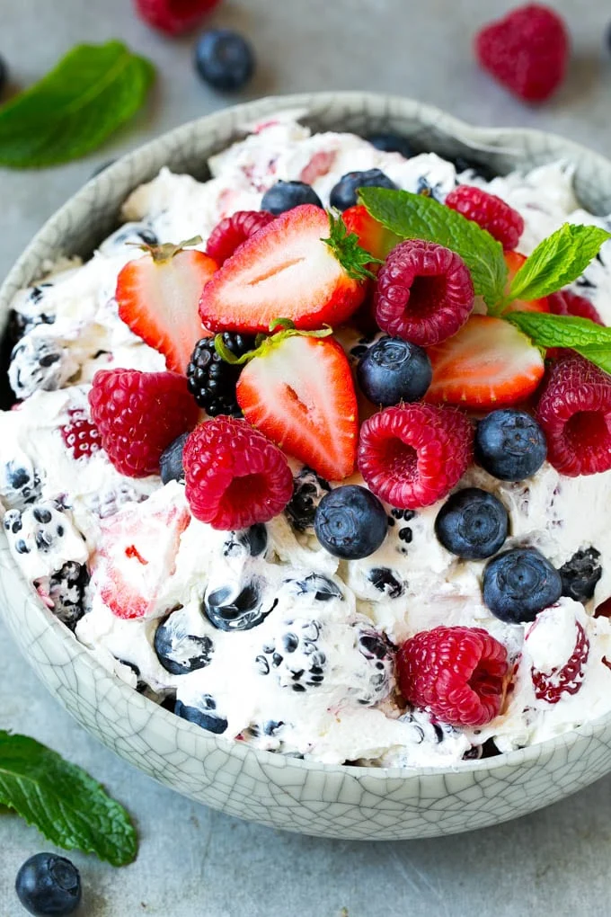 Berry Cheesecake Salad
