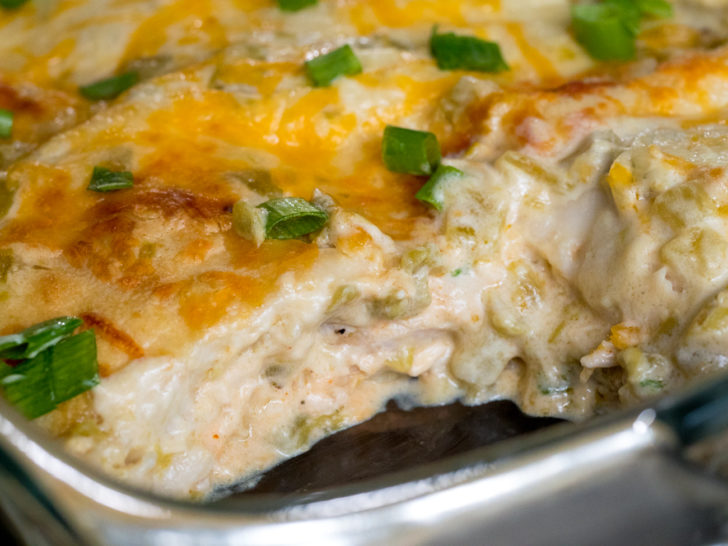 Cream Cheese Chicken Enchiladas
