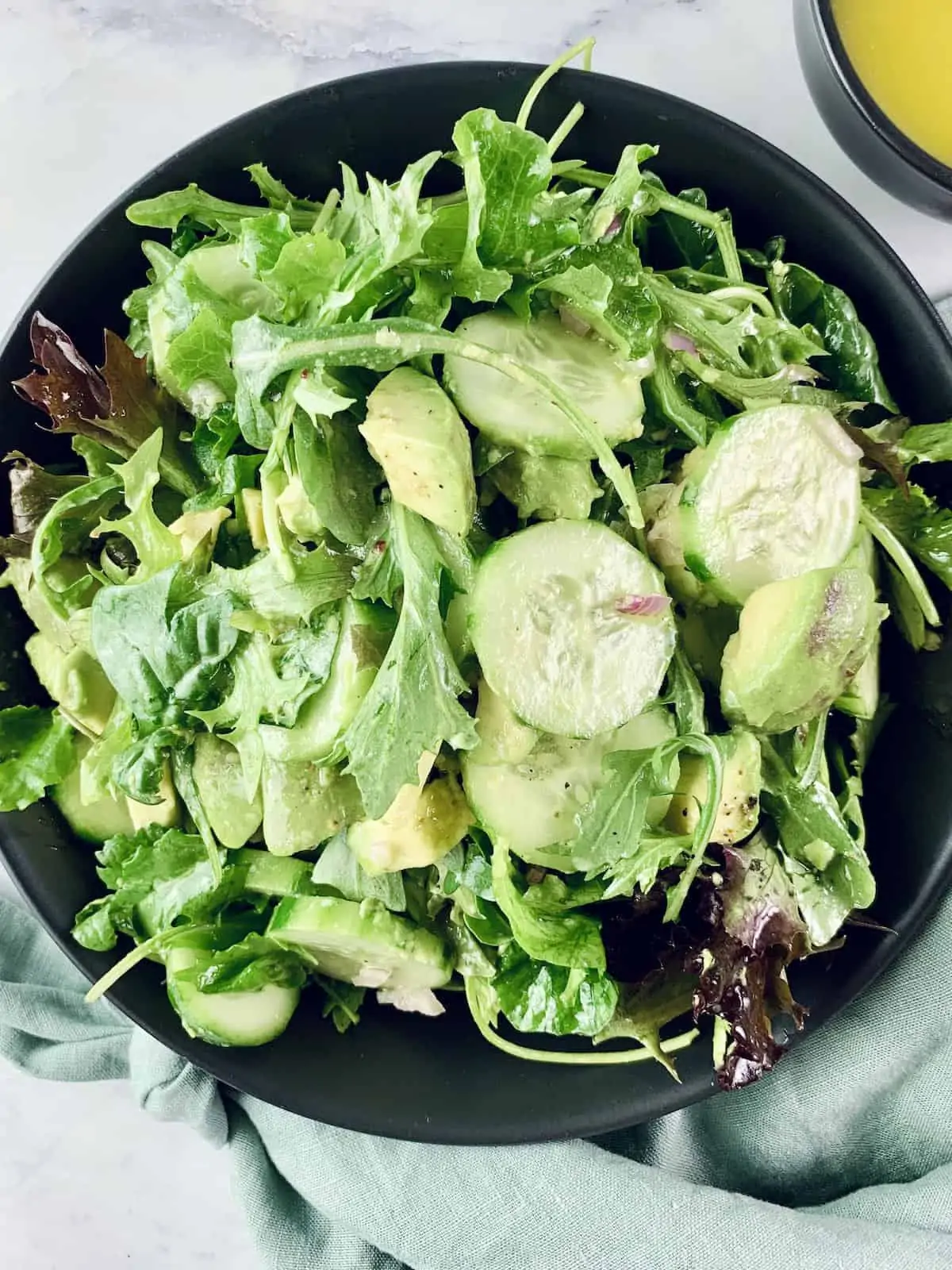 Famous French Green Salad And Vinaigrette