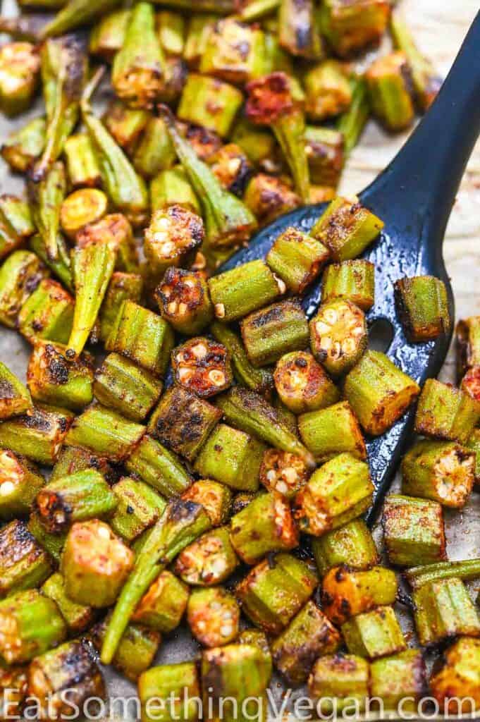 Garlic Roasted Okra