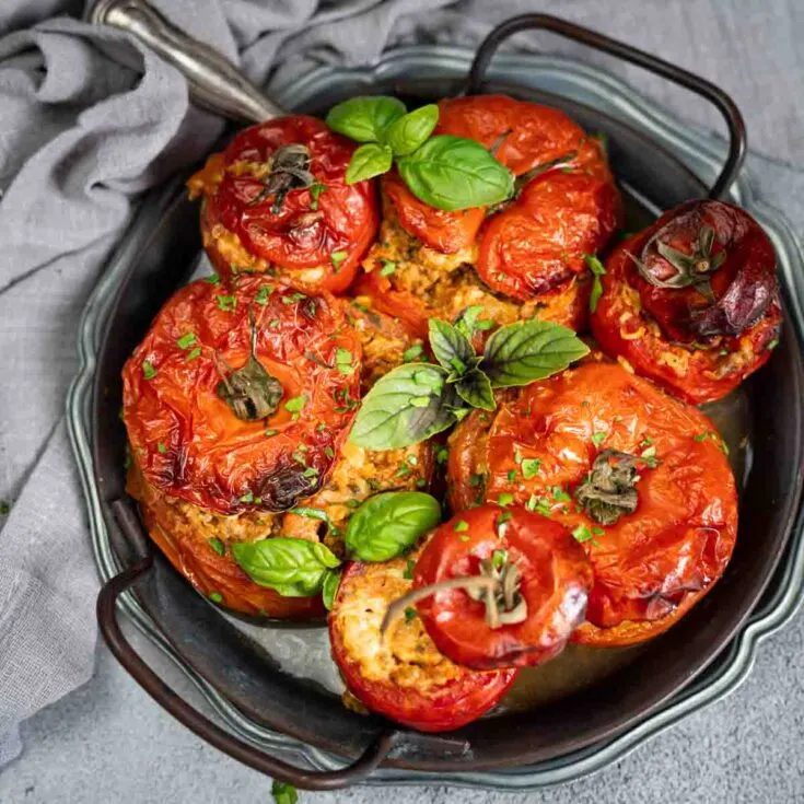 Keto Stuffed Tomatoes Recipe