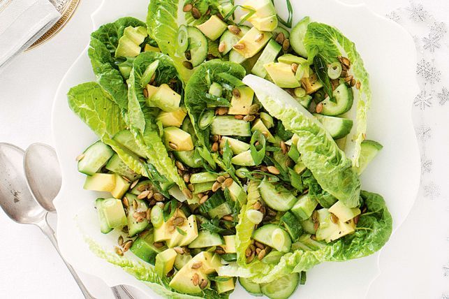 Leafy green salad