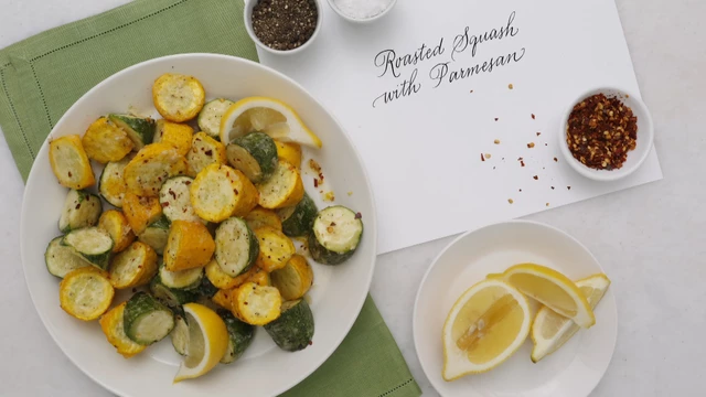 Roasted Squash with Parmesan