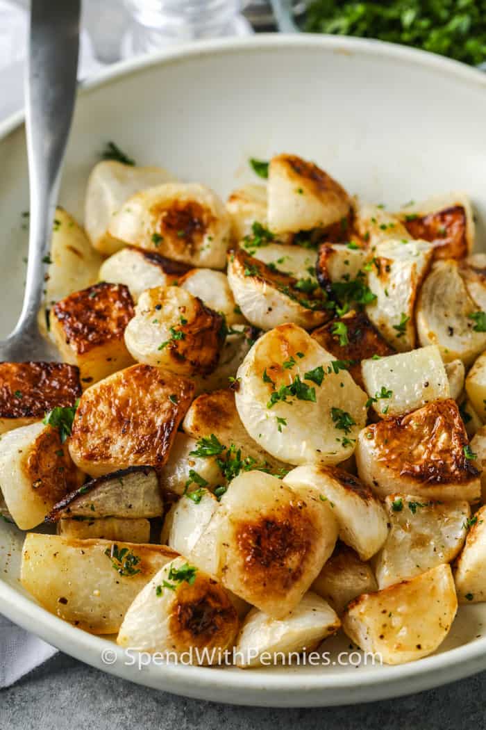 Simple Roasted Turnips