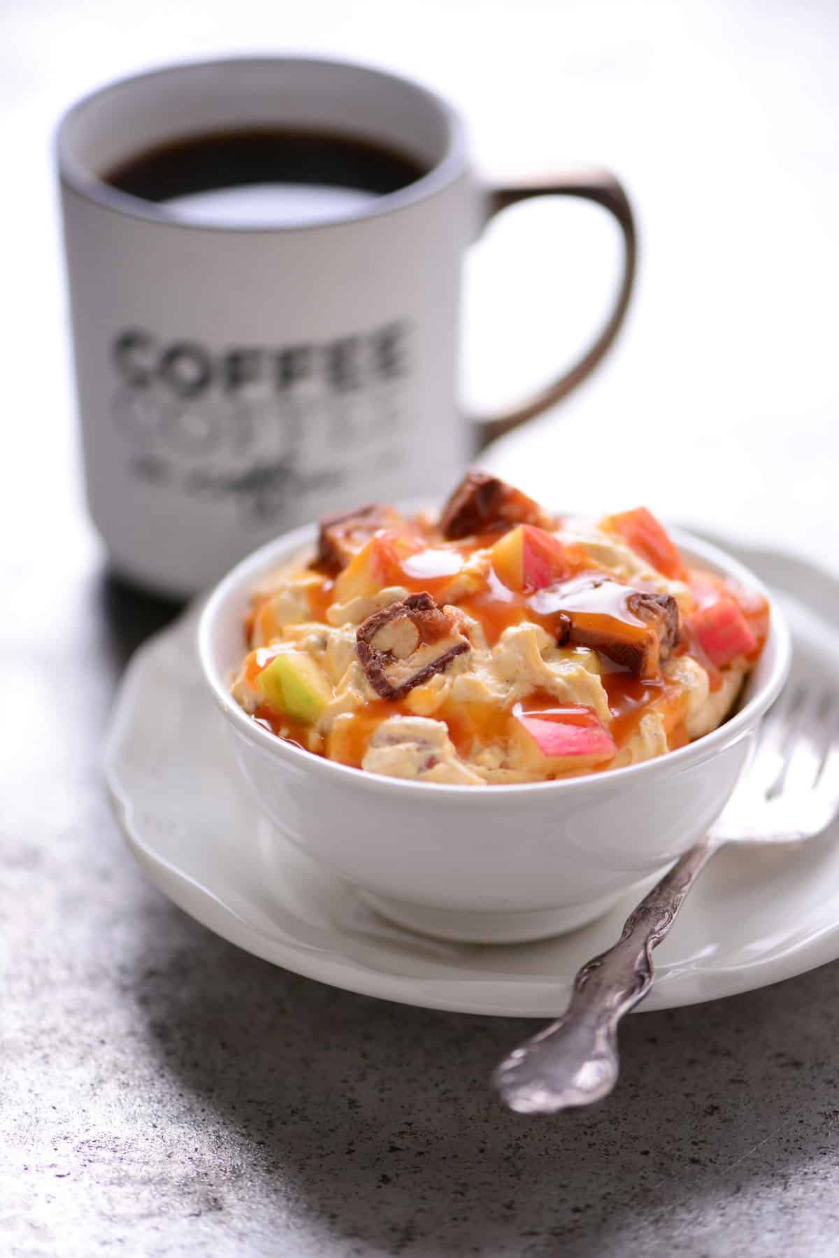 Apple Snicker Salad With Pumpkin Spice