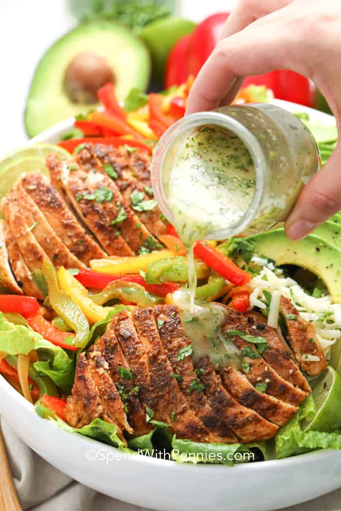 Chicken Fajita Salad
