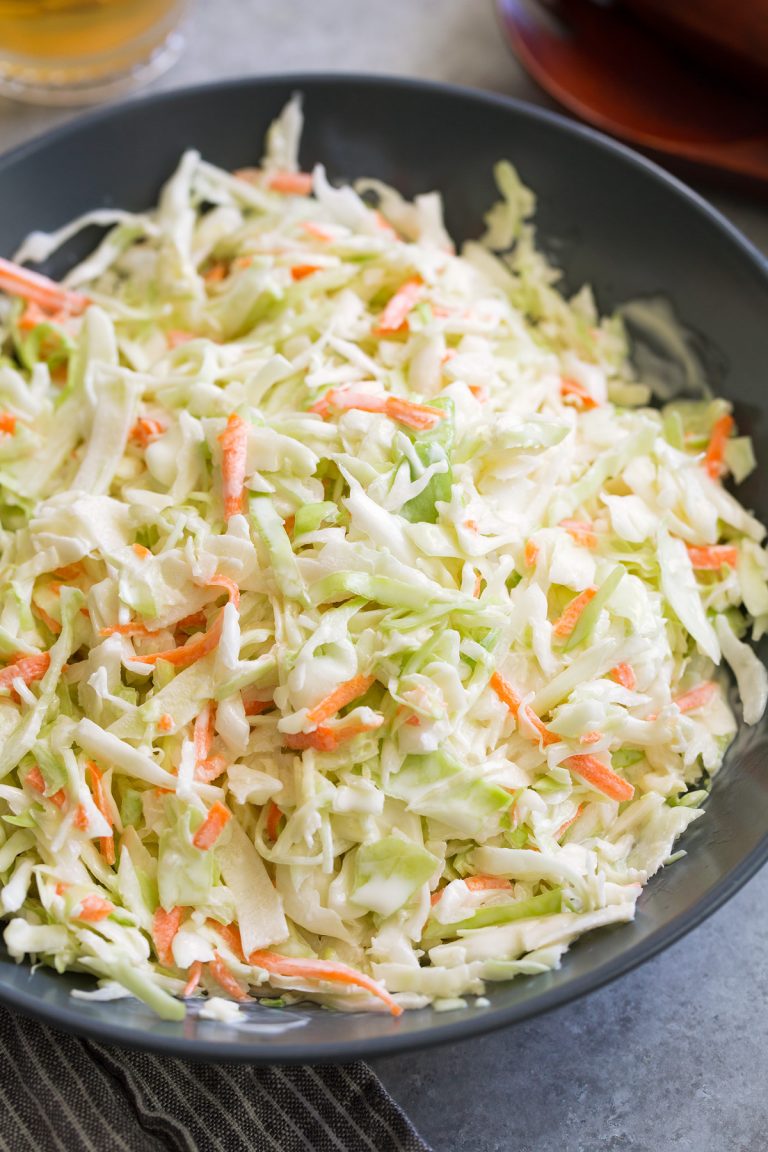 Coleslaw Recipe Only 4 Ingredients!