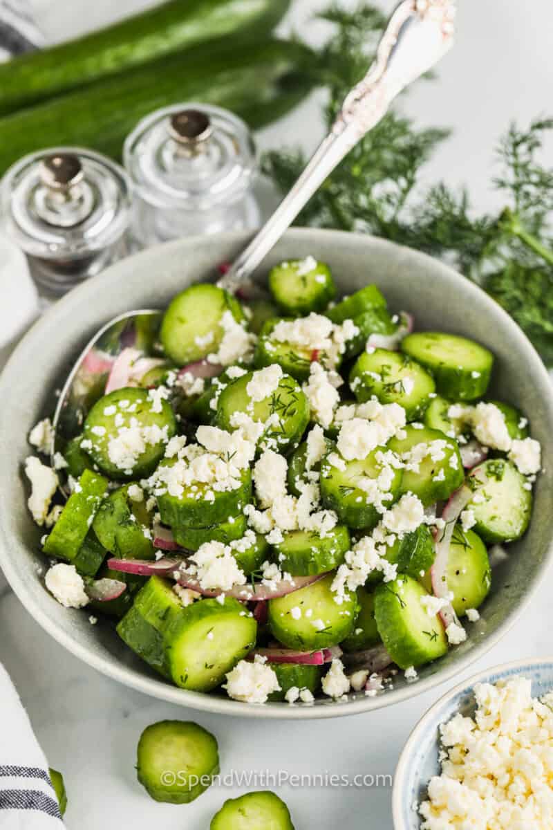 Cucumber Feta Salad