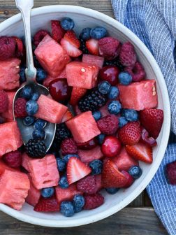 Berry Watermelon Fruit Salad