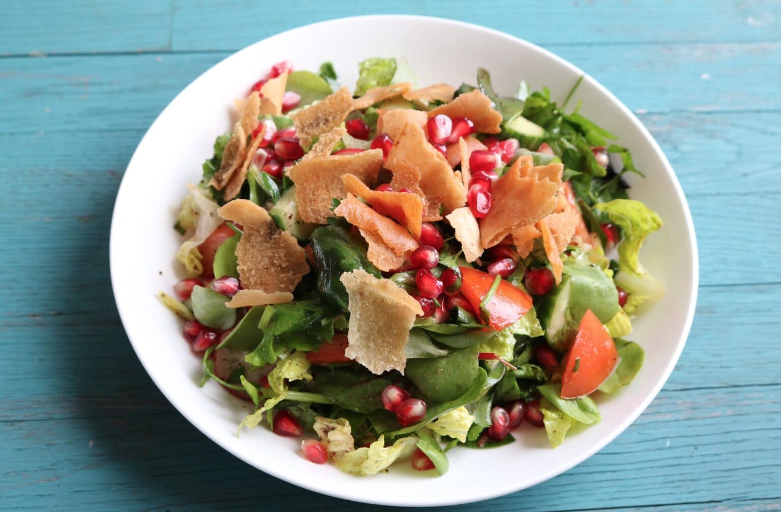 Simple Fattoush Salad