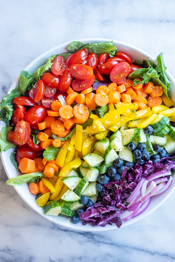 Rainbow Veggie Salad