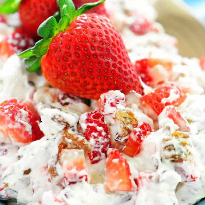 Strawberry Pecan Pretzel Salad