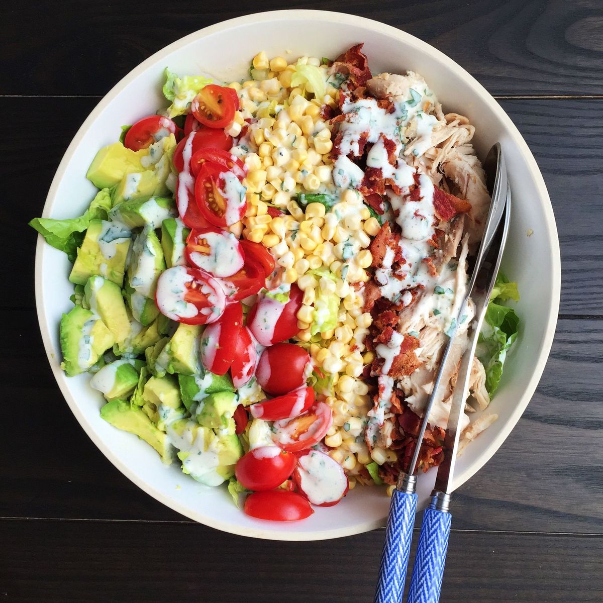 Summery Cobb Salad with Buttermilk