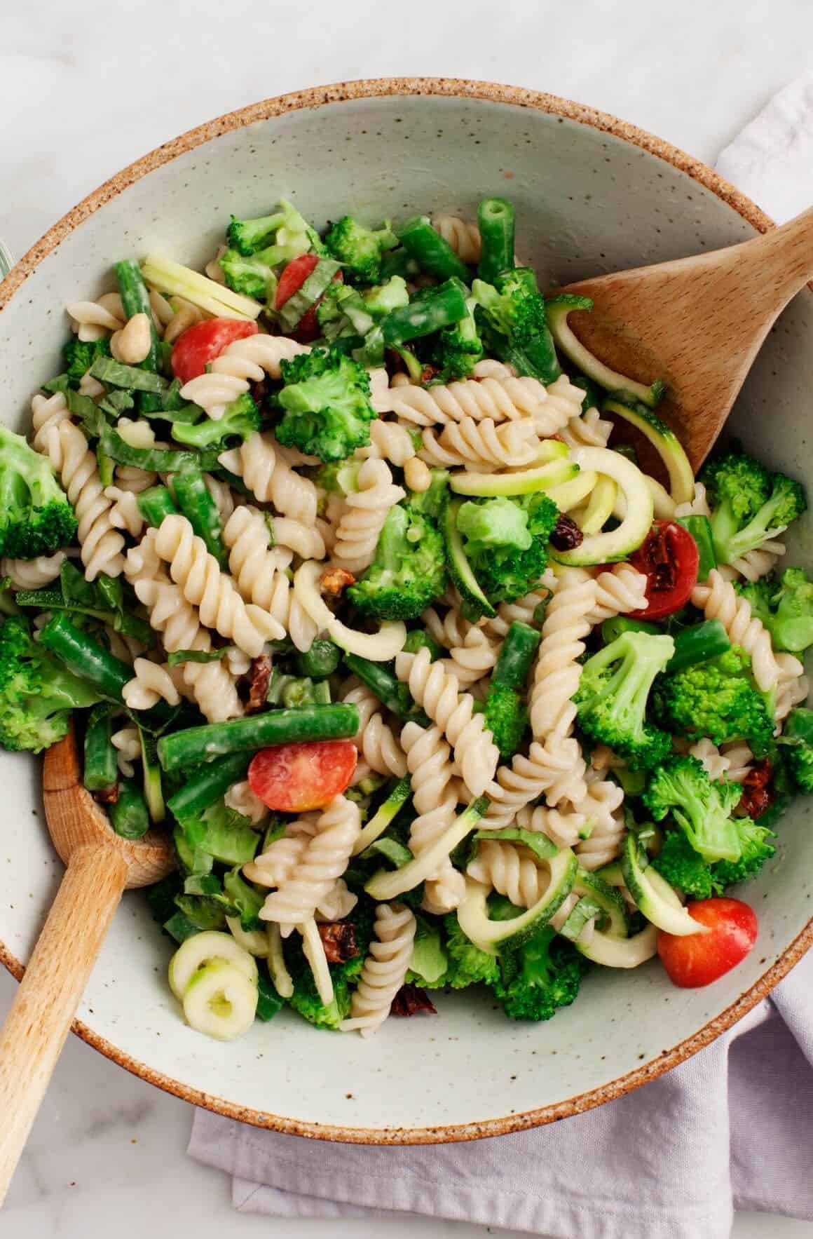 Broccoli Tahini Pasta Salad