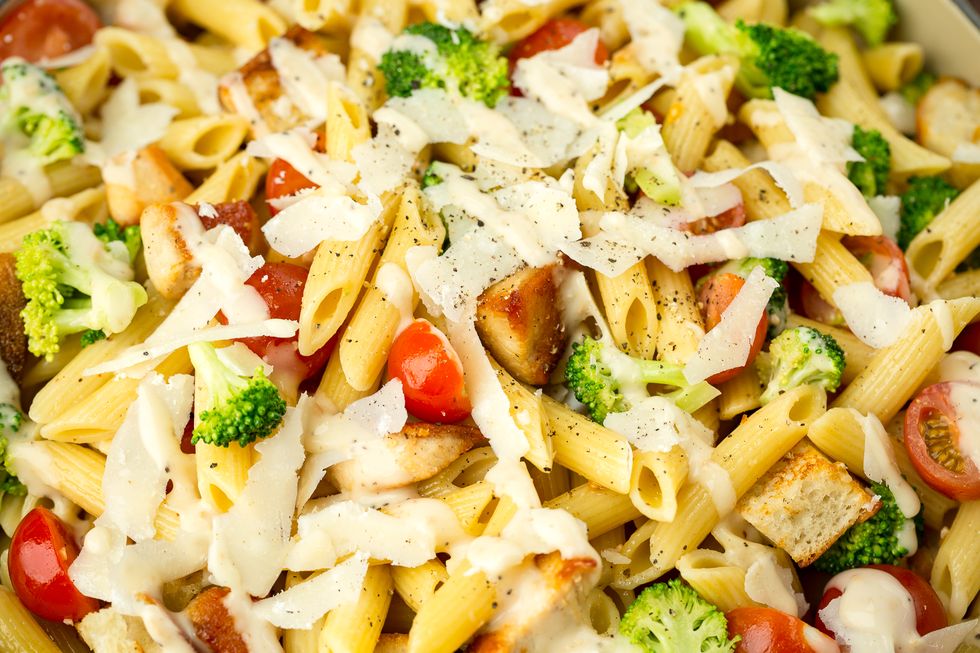 Chicken Caesar Pasta Salad