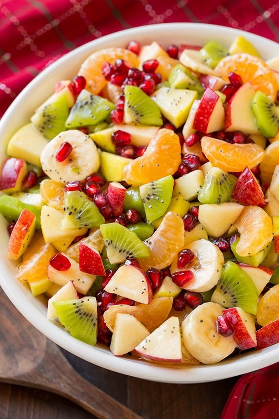 Winter Fruit Salad with Lemon Poppy